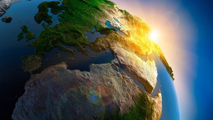 Beautiful Green Earth Closeup